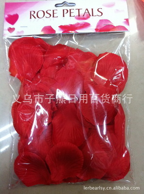 源头工厂直销 丝布花瓣助力婚庆布置，义乌批发正当时